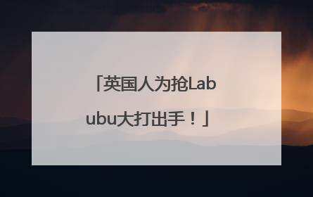 英国人为抢Labubu大打出手！