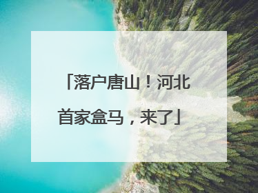 落户唐山！河北首家盒马，来了