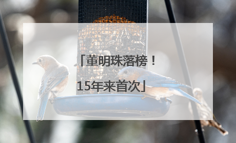 董明珠落榜！15年来首次