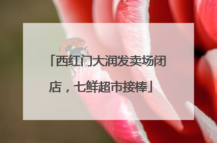 西红门大润发卖场闭店，七鲜超市接棒
