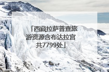 西藏拉萨普查旅游资源含布达拉宫共7799处