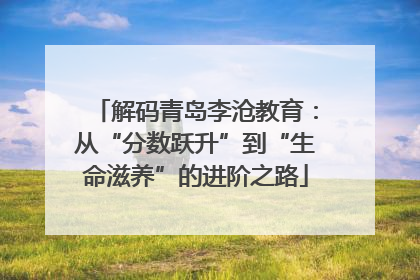解码青岛李沧教育：从“分数跃升”到“生命滋养”的进阶之路
