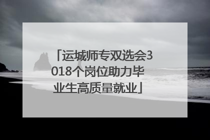 运城师专双选会3018个岗位助力毕业生高质量就业