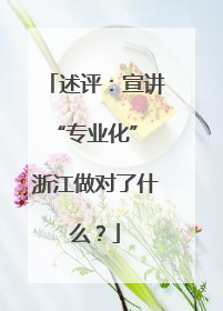 述评：宣讲“专业化” 浙江做对了什么？