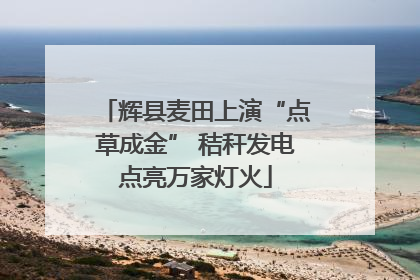 辉县麦田上演“点草成金” 秸秆发电点亮万家灯火