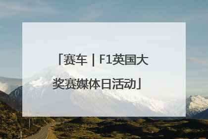 赛车｜F1英国大奖赛媒体日活动