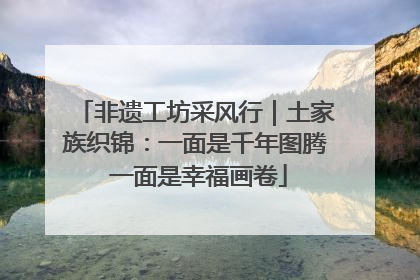 非遗工坊采风行｜土家族织锦：一面是千年图腾 一面是幸福画卷