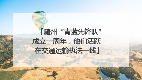随州“青蓝先锋队”成立一周年，他们活跃在交通运输执法一线