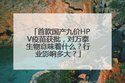 首款国产九价HPV疫苗获批，对万泰生物意味着什么？行业影响多大？