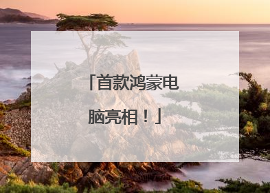 首款鸿蒙电脑亮相！