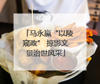 马永嬴“以陵窥政” 掠影文景治世风采