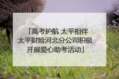 高考护航 太平相伴 太平财险河北分公司积极开展爱心助考活动