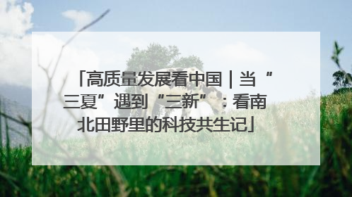 高质量发展看中国｜当“三夏”遇到“三新”：看南北田野里的科技共生记