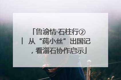 鲁渝情·石柱行② ︳从“莼小丝”出国记，看淄石协作启示