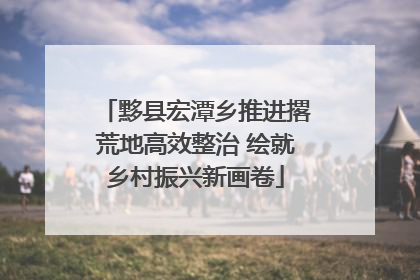 黟县宏潭乡推进撂荒地高效整治 绘就乡村振兴新画卷