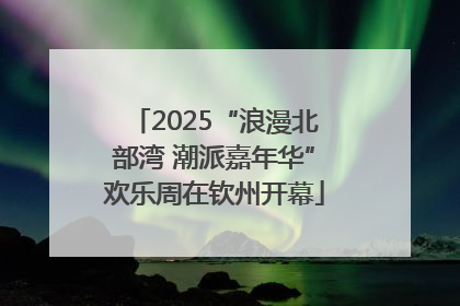 2025“浪漫北部湾 潮派嘉年华”欢乐周在钦州开幕