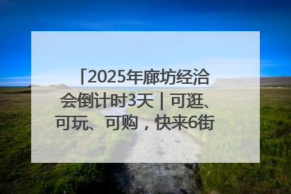 2025年廊坊经洽会倒计时3天｜可逛、可玩、可购，快来6街16巷逛市集